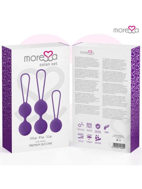 MORESSA - OSIAN SET Osian One 51 Gr / Osian Two 101 Gr / Osian Three 85 gr PREMIUM SILICONA