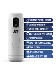 Masturbador Masculino Blush M for Men Blanco