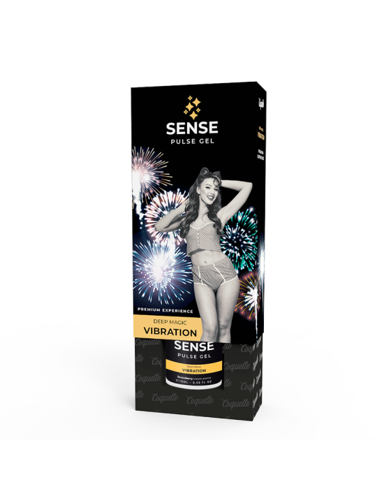COQUETTE CHIC DESIRE - PULSE GEL FRESA VIBRACIÓN LIQUIDA PREMIUM 15ML