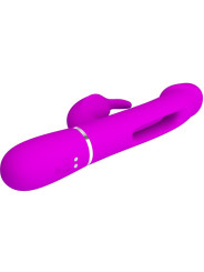 PRETTY LOVE - KAMPAS VIBRADOR RABBIT 3 EN 1 MULTIFUNCIÓN CON LENGUA