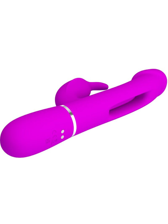 PRETTY LOVE - KAMPAS VIBRADOR RABBIT 3 EN 1 MULTIFUNCIÓN CON LENGUA