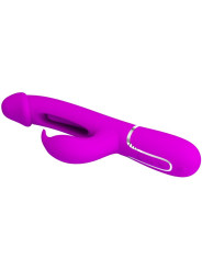 PRETTY LOVE - KAMPAS VIBRADOR RABBIT 3 EN 1 MULTIFUNCIÓN CON LENGUA