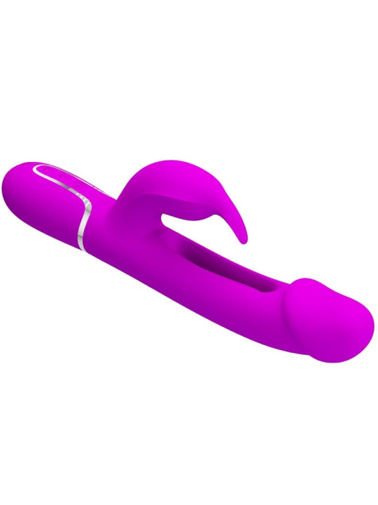 PRETTY LOVE - KAMPAS VIBRADOR RABBIT 3 EN 1 MULTIFUNCIÓN CON LENGUA
