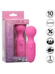 CALEXOTICS - FIRST TIME MASAJEADOR RECARGABLE 10 VIBRACIONES