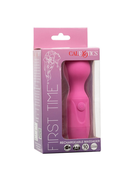 CALEXOTICS - FIRST TIME MASAJEADOR RECARGABLE 10 VIBRACIONES