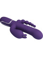 PRETTY LOVE - CAMMY TRIPLE VIBRADOR MULTIFUNCIÓN 4 EN 1