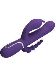 PRETTY LOVE - CAMMY TRIPLE VIBRADOR MULTIFUNCIÓN 4 EN 1
