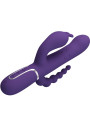 PRETTY LOVE - CAMMY TRIPLE VIBRADOR MULTIFUNCIÓN 4 EN 1