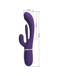 PRETTY LOVE - SHANIA TRIPLE VIBRADOR RABBIT MULTIFUNCIÓN