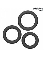 ADDICTED TOYS - SET DE ANILLOS SILICONA