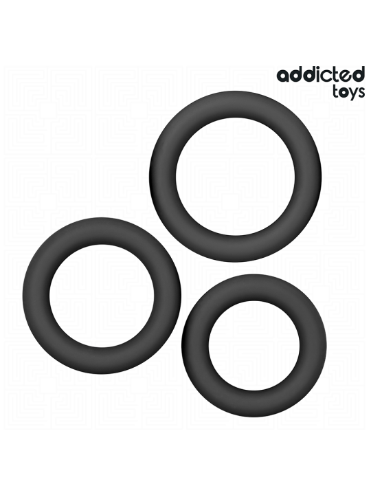 ADDICTED TOYS - SET DE ANILLOS SILICONA
