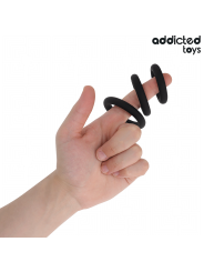 ADDICTED TOYS - SET DE ANILLOS SILICONA