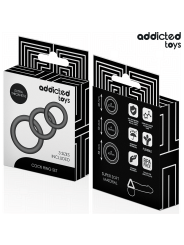 ADDICTED TOYS - SET DE ANILLOS SILICONA