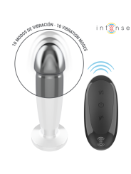 Intense Plug Anal Vibrador de Metal con Control Remoto