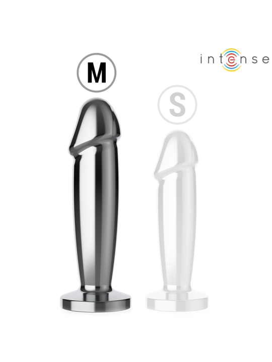 Intense Plug Anal Vibrador de Metal con Control Remoto