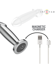 Intense Plug Anal Vibrador de Metal con Control Remoto
