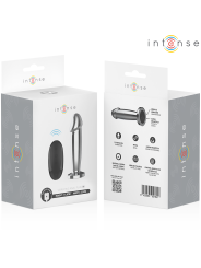 Intense Plug Anal Vibrador de Metal con Control Remoto
