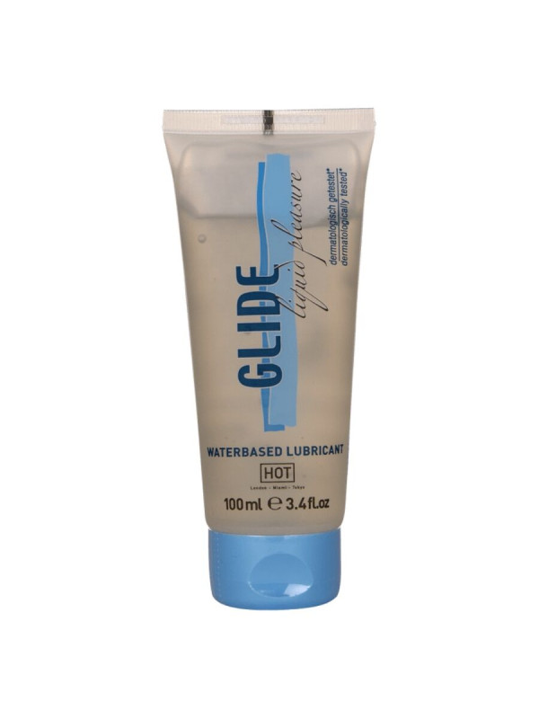 HOT - GLIDE LIQUID PLEASURE LUBRICANTE BASE AGUA