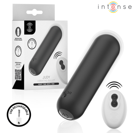INTENSE - JUDY BALA VIBRADORA RECARGABLE CON CONTROL REMOTO
