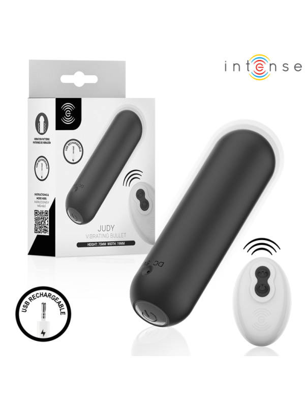 INTENSE - JUDY BALA VIBRADORA RECARGABLE CON CONTROL REMOTO