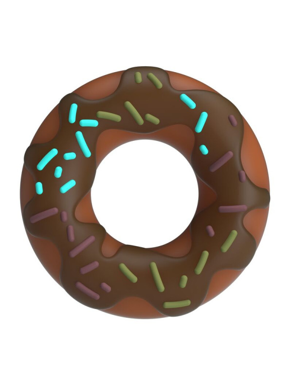 PRETTY LOVE - ANILLO PARA PENE SUPER DONUT MARRÓN