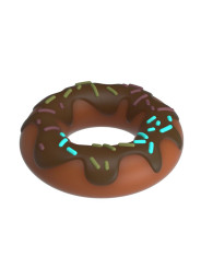 PRETTY LOVE - ANILLO PARA PENE SUPER DONUT MARRÓN