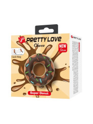 PRETTY LOVE - ANILLO PARA PENE SUPER DONUT MARRÓN