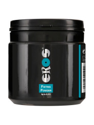 Bote negro de Eros Fisting Powder de 100 g, lubricante en polvo con rendimiento de hasta 8,33 litros