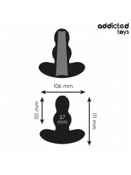 ADDICTED TOYS - PLUG ANAL HUECO SILICONA