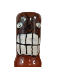 CONDOMERIE - PRESERVATIVO DECORATIVO PINTADO A MANO TOTEM TIKI-FRIKI-02