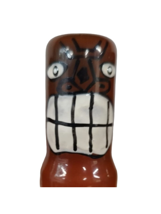 CONDOMERIE - PRESERVATIVO DECORATIVO PINTADO A MANO TOTEM TIKI-FRIKI-02