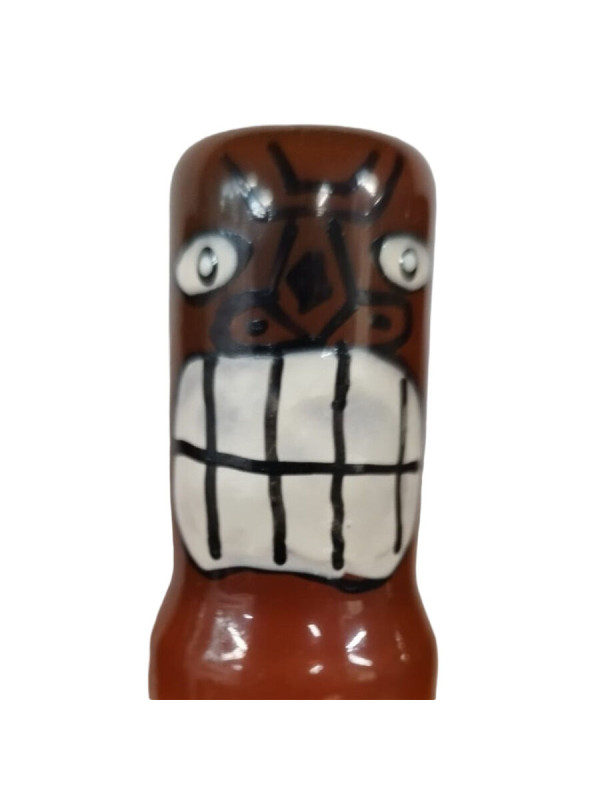 CONDOMERIE - PRESERVATIVO DECORATIVO PINTADO A MANO TOTEM TIKI-FRIKI-02