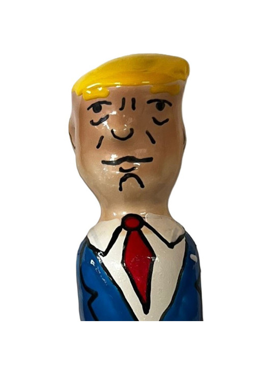 CONDOMERIE - PRESERVATIVO DECORATIVO PINTADO A MANO TRUMP GRUÑÓN
