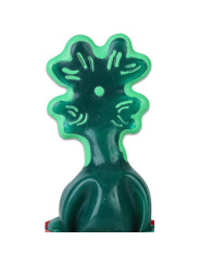CONDOMERIE - PRESERVATIVO DECORATIVO PINTADO A MANO HOJA DE TRÉBOL