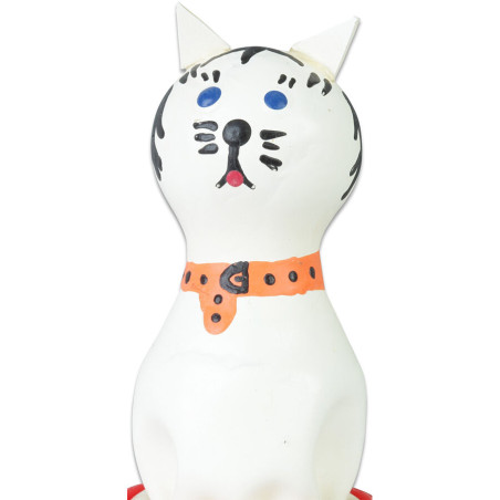 CONDOMERIE - PRESERVATIVO DECORATIVO PINTADO A MANO GATO BLANCO