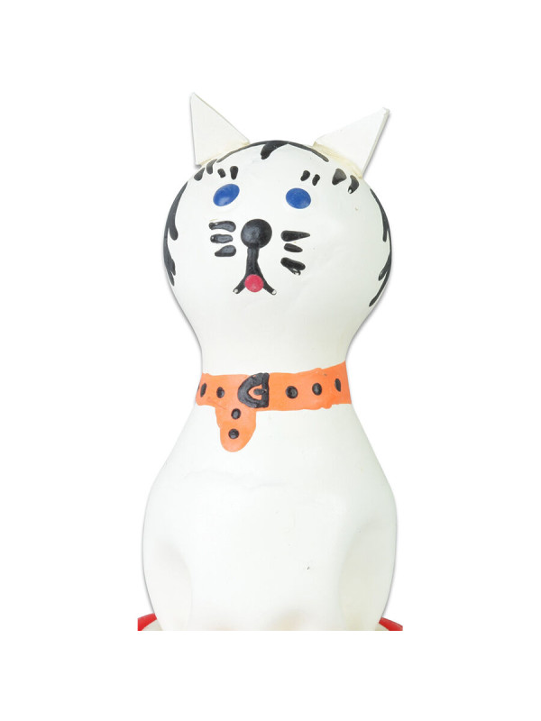 CONDOMERIE - PRESERVATIVO DECORATIVO PINTADO A MANO GATO BLANCO