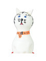 CONDOMERIE - PRESERVATIVO DECORATIVO PINTADO A MANO GATO BLANCO