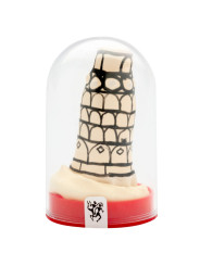 CONDOMERIE - PRESERVATIVO DECORATIVO PINTADO A MANO TORRE DE PISA