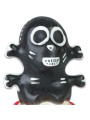 CONDOMERIE - PRESERVATIVO DECORATIVO PINTADO A MANO CALAVERA NEGRA MODELO 1