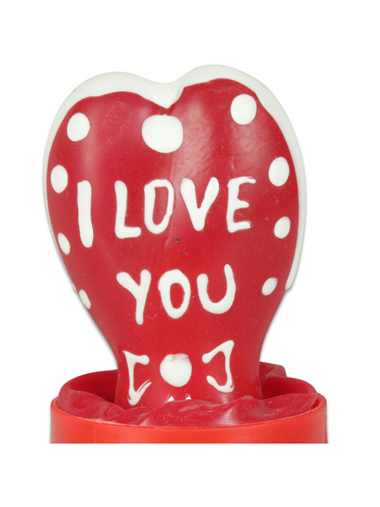 CONDOMERIE - PRESERVATIVO DECORATIVO PINTADO A MANO CORAZÓN - TE AMO MODELO 2