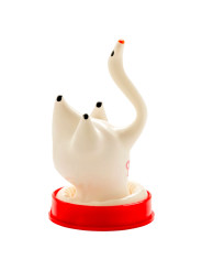 CONDOMERIE - PRESERVATIVO DECORATIVO PINTADO A MANO CISNE