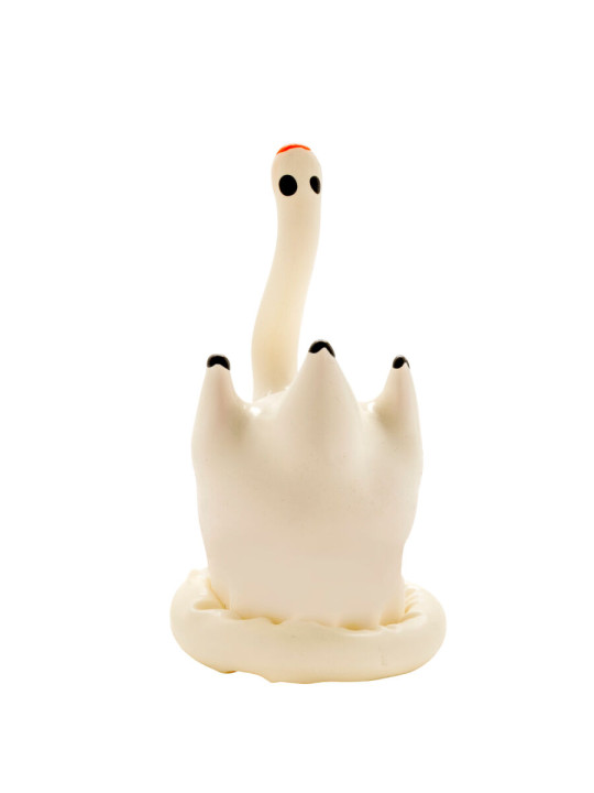CONDOMERIE - PRESERVATIVO DECORATIVO PINTADO A MANO CISNE