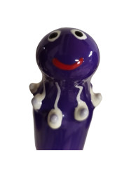 CONDOMERIE - PRESERVATIVO DECORATIVO PINTADO A MANO PULPO MORADO