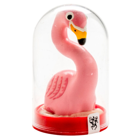 CONDOMERIE - PRESERVATIVO DECORATIVO PINTADO A MANO FLAMENCO ROSA