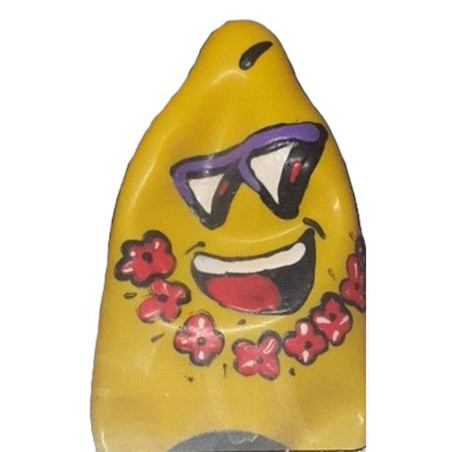 CONDOMERIE - PRESERVATIVO DECORATIVO PINTADO A MANO FRIKI TIKI XL