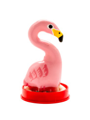 CONDOMERIE - PRESERVATIVO DECORATIVO PINTADO A MANO FLAMENCO ROSA