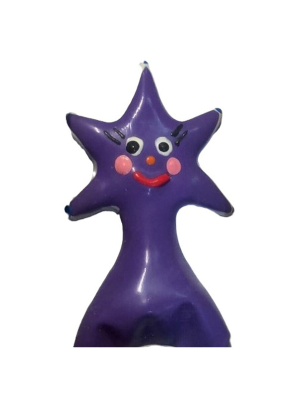 CONDOMERIE - PRESERVATIVO DECORATIVO PINTADO A MANO ESTRELLA FELIZ XL