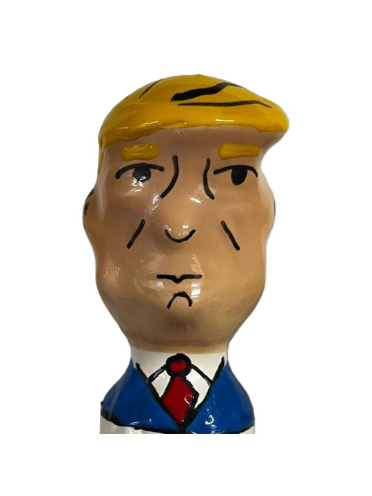 CONDOMERIE - PRESERVATIVO DECORATIVO PINTADO A MANO TRUMP GRUÑÓN XL