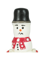 CONDOMERIE - PRESERVATIVO DECORATIVO PINTADO A MANO MUÑECO DE NIEVE