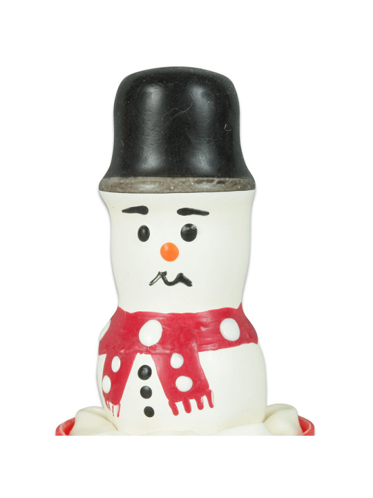 CONDOMERIE - PRESERVATIVO DECORATIVO PINTADO A MANO MUÑECO DE NIEVE